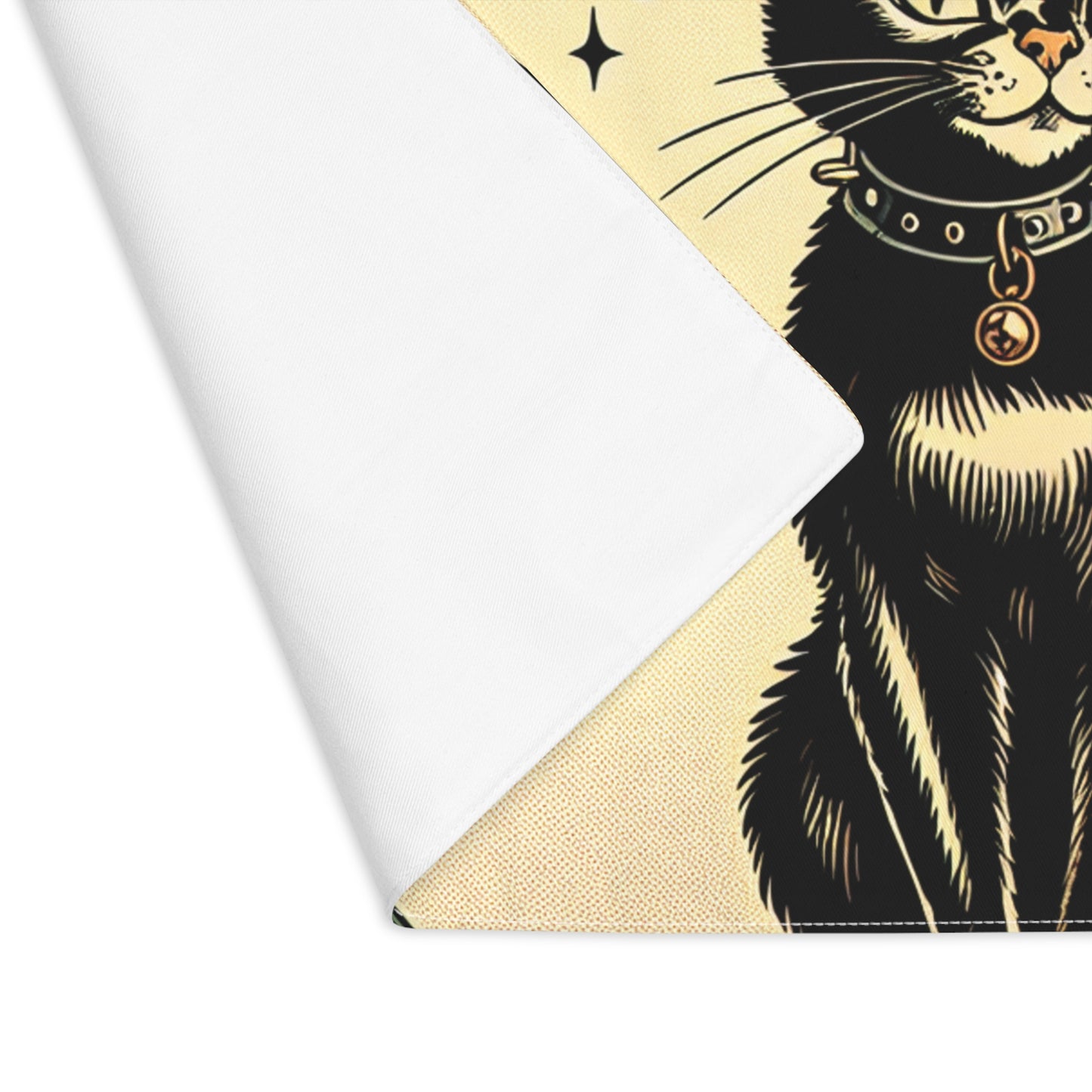 Placemat - Witch and Black Cat Elegant and Spooky Magical Placement