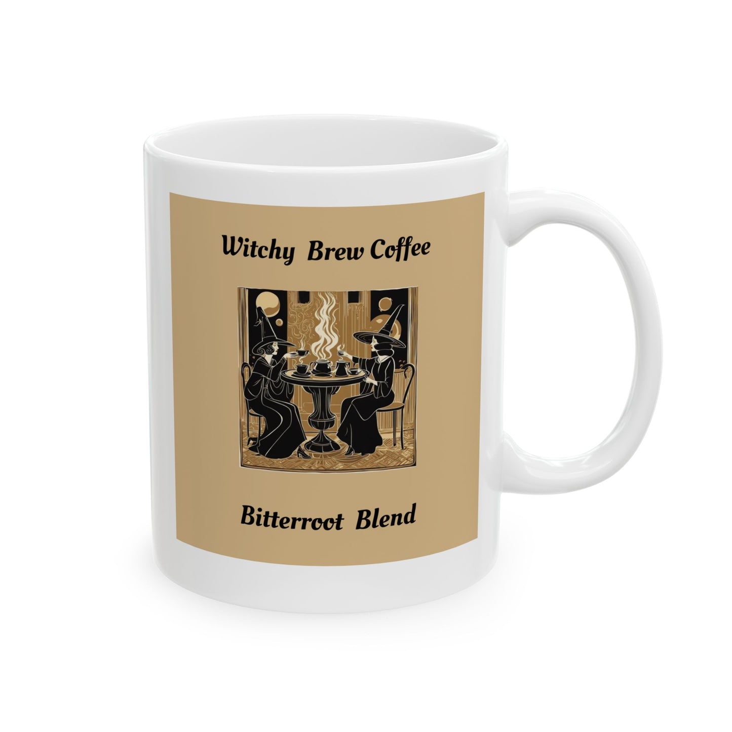 Witchy Brew Bitterroot Blend Ceramic Mug, (11oz, 15oz)