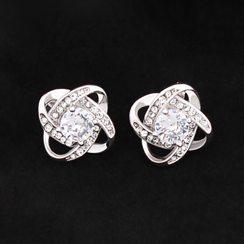 Love Knot Stud Earrings