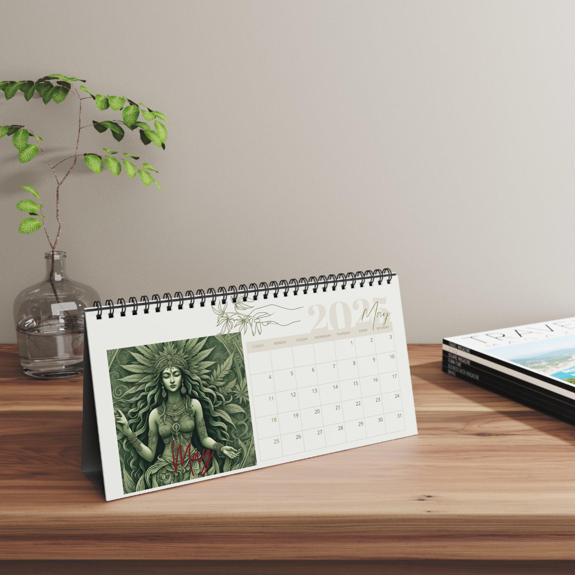 Cannabis Themed Desktop Calendar