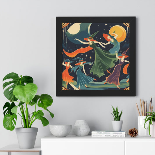 Poster - Witches Dancing Under The Moon for a Solstice Dance